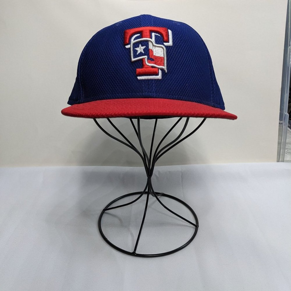 New Era 59Fifty MLB Texas Rangers Men's Baseball Cap Fitted Hat - size 7 1/8